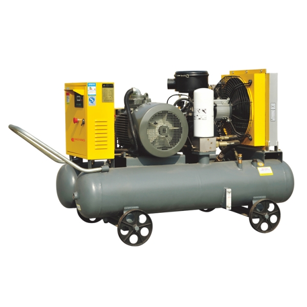 双罐移动矿用螺杆机
